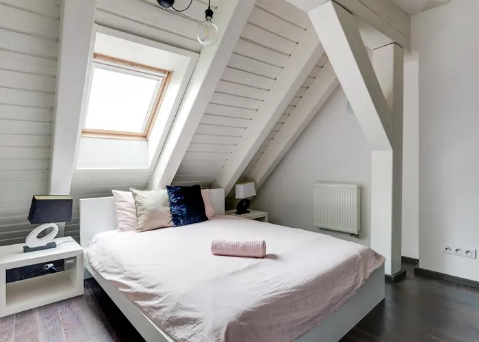Spacious Stylish Attic In The Heart Of The Center - Karlovo * Prága
