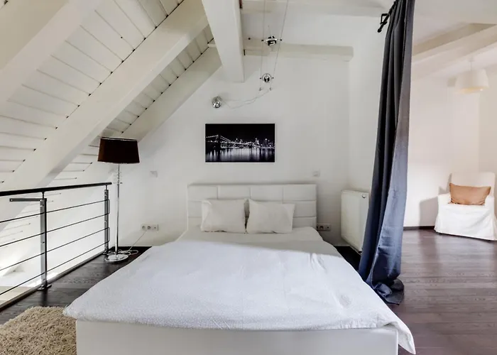 Spacious Stylish Attic In The Heart Of The Center - Karlovo Apartman *