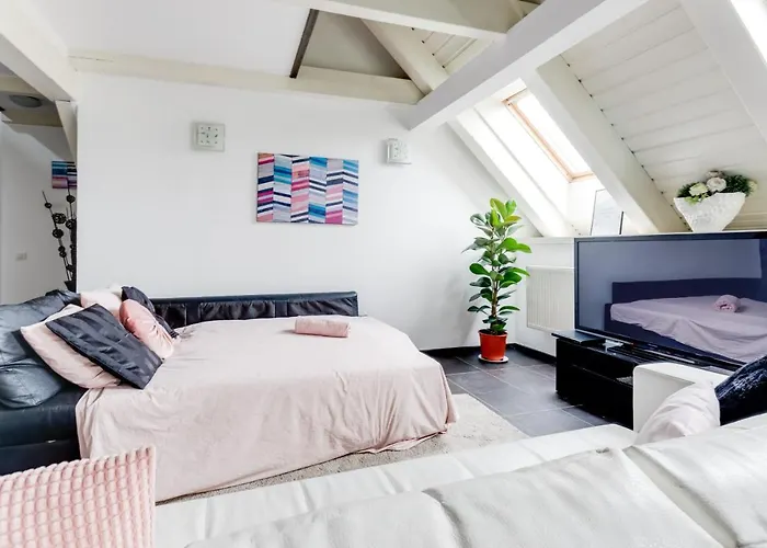 Spacious Stylish Attic In The Heart Of The Center - Karlovo Apartman